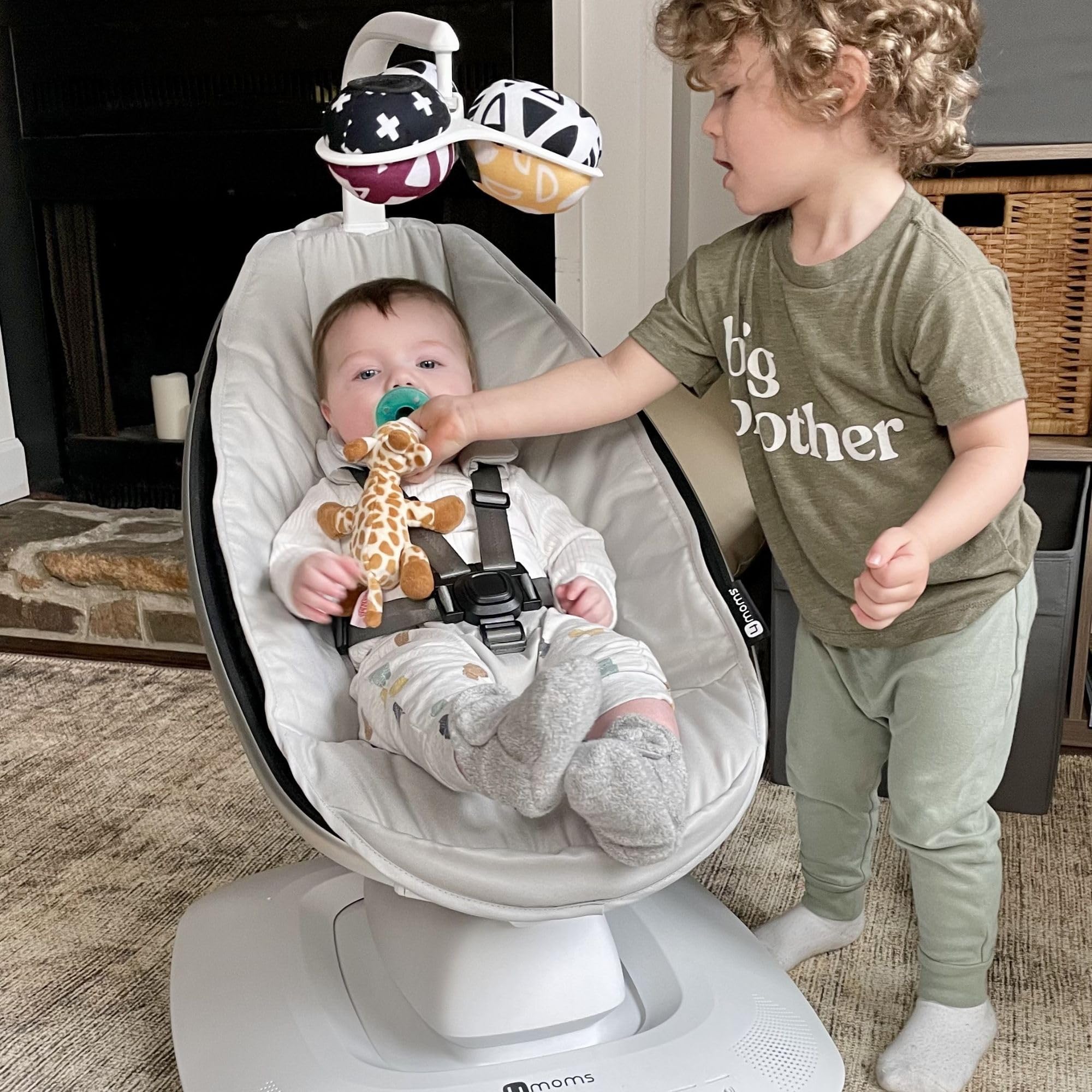 Cadeira Musical Mamaroo 5.0-4Moms Wifi Bluetooth - Cinza : Amazon